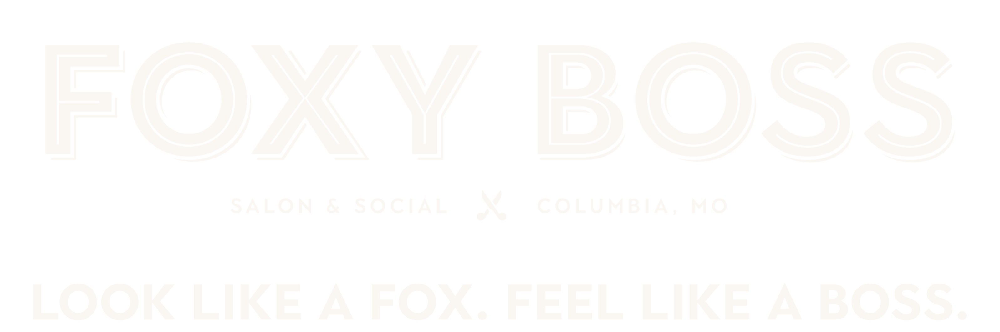 Look like a Fox, Feel Like a Boss text graphic | Foxy Boss